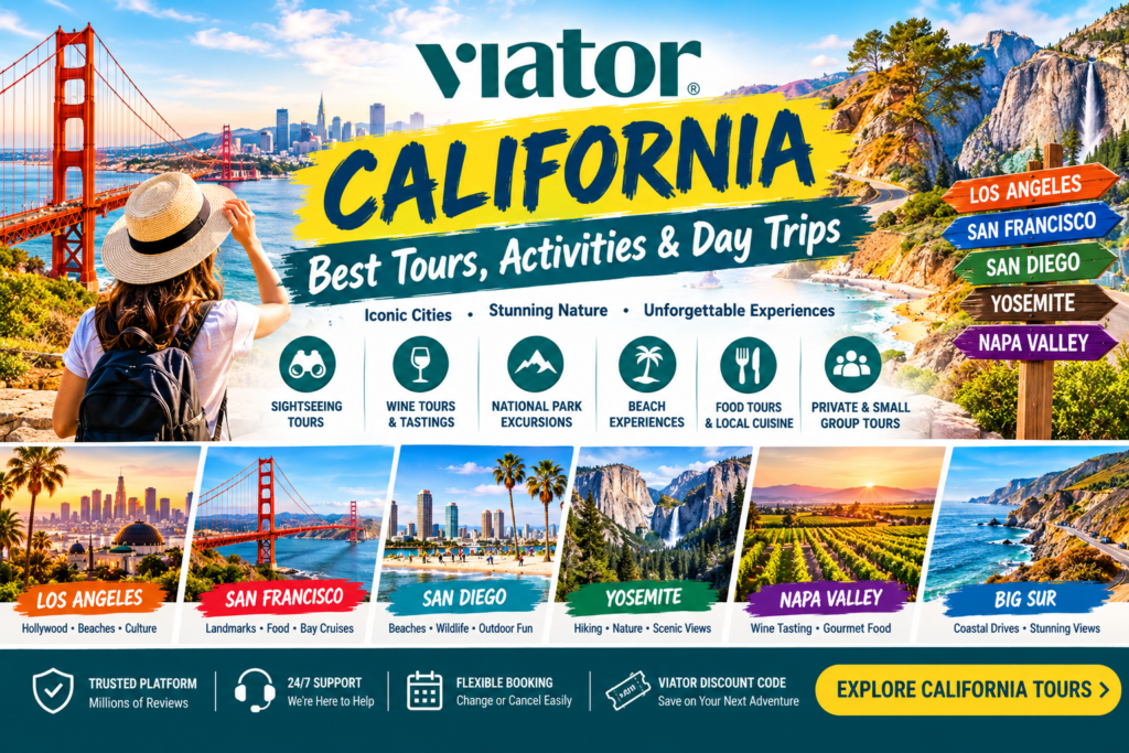 viator california tours